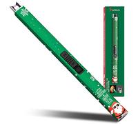 SUPRUS Briquet électrique à Arc, Coupe-Vent, sans Flamme, USB, Rechargeable, avec Serrure de sécurité, pour Bougie, Barbecue, Camping, Vert Noël