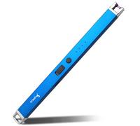 SUPRUS Briquet Électrique Arc Coupe-Vent USB Sans Flamme Briquet Rechargeable avec Verrou de Sécurité pour Bougie