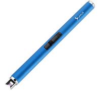 SUPRUS Briquet électronique à arc électrique, triple sécurité, rechargeable par USB, plasma, bleu