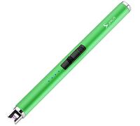 SUPRUS Briquet électronique à arc électrique, triple sécurité, rechargeable par USB, plasma, vert