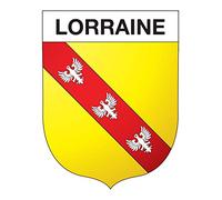 Supstick Autocollant Stickers Blason de région département Lorraine Format 10x8cm