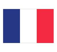 Supstick Autocollant Stickers Drapeau de Pays Nation France Format 15x10cm