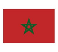 Supstick Autocollant Stickers Drapeau de Pays Nation Maroc Format 15x10cm