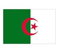Supstick Lot de 8 Autocollants Stickers Drapeau de Pays Nation algérie Format 3x2cm