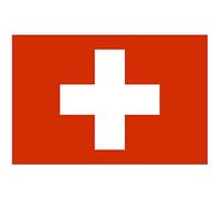 Supstick Lot de 8 Autocollants Stickers Drapeau de Pays Nation Suisse Format 3x2cm