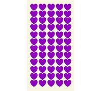 Supstick Stickers Coeur 21mm, 60 Autocollants gommettes Adhésifs en Colorés Anniversaires, Saint-Valentin, Mariage, Album Scrapbooking, DIY photo, Livres, Agenda, Loisir Créatif, fêtes (Noir)