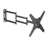 suptek Support TV Mural avec Bras d'extension de 1020 mm, Support TV adapté à la Plupart des téléviseurs de 26 à 65 Pouces, Support TV Pivotant et Inclinable jusqu'à 40 kg VESA maximale 400 x 400 mm