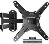 Suptek Support TV Mural pour Téléviseurs 13-42 Pouces, Support TV Mural Pivotant, Inclinable, avec Bras Articulés étendus pour Téléviseurs jusqu'à 20 kg, Max VESA 200 x 200 mm, MA1345