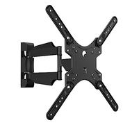 suptek Support TV Mural Universel Fixation Orientable pour Téléviseur 32-55 Pouces, Support Mural TV Pivotant ±90° VESA Max de 400x400mm jusqu'à 31,8 kg MAFD-L400