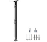 suptek Support Videoprojecteur Plafond, 360° de Rotation 90° d'Inclinaison jusqu'à 13,6kg/30lbs, Extensible 78-125cm, Support Projecteur (Noir) - PR05LMINIB