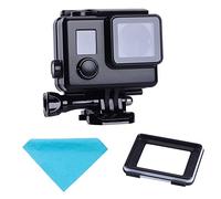 Suptig Boîtier de Protection étanche de Rechange Noir Compatible avec caméra GoPro Hero 4 Hero 3+ Hero3 pour Une Utilisation sous-Marine Résistant à l'eau jusqu'à 45 m