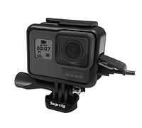 Suptig Cadre d'écran Bouchon d'objectif pour GoPro Hero 6 Hero 5 Noir GoPro Hero 5 Caméra d'action
