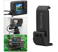 Suptig Couvercle de porte de batterie amélioré, porte latérale de rechange pour GoPro Hero 13, 12, 11, 10, 9, résistant à l'eau et à la neige IPX 6 étanche