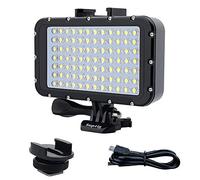 Suptig lumières sous-Marines Dive lumière 84 LED Haute Puissance Dimmable LED étanche éclairage vidéo étanche 50 m (50 m) pour GoPro Canon Nikon Pentax Panasonic Sony Samsung appareils Photo Reflex
