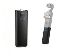 Suptig Poignée de batterie 5000 mAh pour DJI Osmo Pocket 3, Pocket 4, Xtra Muse - Remplacement pour batterie DJI Osmo Pocket 3, poignée de charge rapide USB-C avec support trépied de 0,6 cm