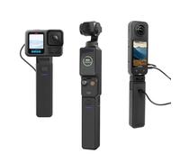 Suptig Poignée de chargeur de batterie compatible avec DJI Pocket 3, GoPro, Insta 360, Akaso, téléphone, appareil photo numérique