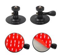 Suptig Support adhésif flexible pour GoPro Hero 13 12 11 10 9 8 7, DJI Action, Insta 360, Akaso Mount sur casque, voiture, tableau de bord, moto, etc.
