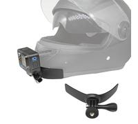 Suptig Support de menton pour casque GoPro Max Hero 13 12 11 10 9 8 Insta360 X5 X4 DJI Osmo Nano Action 3 4 5 Pro 6, Akaso More Action Camera, support de vélo, menton de moto.