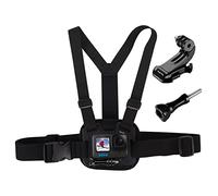 Suptig Support Pectoral, Sangle pectorale réglable, matériau Respirant pour gopro Hero 13 Hero 12 Hero 11 Hero 10 Hero 9 Hero 8 Hero 7 Hero 5 4 3, akaso, DJI Osmo et Autres caméras de Sport