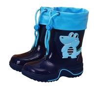SUPTTING Bottes en caoutchouc pour enfants - Imperméables - Antidérapantes - Mignon - Avec cordon de serrage - Semelle profilée - Motif animal - Pour jouer sous la pluie - Visite à la ferme, Style x02