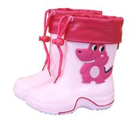 SUPTTING Bottes en caoutchouc pour enfants - Imperméables - Antidérapantes - Mignon - Avec cordon de serrage - Semelle profilée - Motif animal - Pour jouer sous la pluie - Visite à la ferme, Style-x04