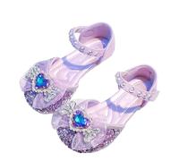 SUPTTING Chaussures de bain mignonnes et fantaisistes pour femme - Sabots de conte de fées - Antidérapants - Trous d'aération - Sandales d'eau - Design licorne - Effet pailleté - Chaussures de jardin