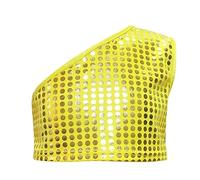 SUPTTING Haut unisexe, accrocheur, sans manches, léger, débardeur, futuriste, cyberpunk, effet irisé, motif géométrique, tenue de scène, tenue de carnaval, pour les spectacles sur scène