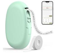 SUPVAN E10 Étiqueteuse Inclus Étiquettes Autocollantes Continues Imperméables, Smart App 40+ Polices, 150+ Modèles et 700+ Icônes, pour la Maison, la Cuisine, l'école, l'organisation, Le Bureau, Vert