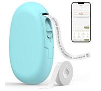 SUPVAN E10 Étiqueteuse Inclus Etiquettes Autocollantes Continues Imperméables, Smart App 40+ Polices, 150+ Modèles et 700+ Icônes, pour la Maison, la Cuisine, l'école, l'organisation, Le Bureau, Cyan