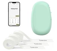 SUPVAN E10 Étiqueteuse inclut 3 Étiquettes Autocollantes, Mini Imprimante Thermique Portable, Imprimante sans Encre, Vert