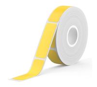 SUPVAN KATASYMBOL E10/E11/E16 Étiquettes Autocollantes Thermiques ÉTENDUES | 12 mm x 40 mm | 170 Pièces/Rouleau | Noir sur Jaune