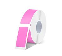 SUPVAN KATASYMBOL E10/E11/E16 Étiquettes Autocollantes Thermiques ÉTENDUES | 14 mm x 30 mm | 220 Pièces/Rouleau | Noir sur Prune