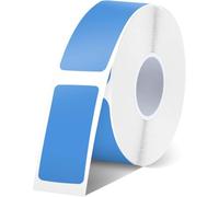 SUPVAN KATASYMBOL E10/E11/E16 Étiquettes Autocollantes Thermiques ÉTENDUES | 14 mm x 30 mm | 220 Pièces/Rouleau | Noir sur Bleu