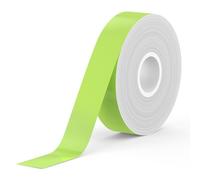 SUPVAN KATASYMBOL E10/E11/E16 Étiquettes Autocollantes Thermiques ÉTENDUES | 15 mm x 6 m/Rouleau | Noir sur Vert