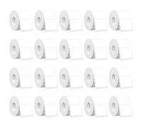 SUPVAN KATASYMBOL T50M Pro 20 Rouleaux d'étiquettes Thermiques Autocollantes Imperméables, 40 mm x 30 mm, 250 Pièces/Rouleau, Noir sur Blanc