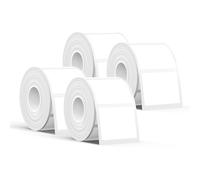 SUPVAN KATASYMBOL T50M Pro 4 Rouleaux d'étiquettes Thermiques Autocollantes Imperméables, 40 mm x 30 mm, 4 Rouleaux, 250 Pièces/Rouleau, Noir sur Blanc