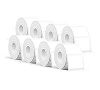 SUPVAN KATASYMBOL T50M Pro 8 Rouleaux d'étiquettes Thermiques Autocollantes Imperméables, 40 mm x 30 mm, 8 Rouleau, 250 Pièces/Rouleau, Noir sur Blanc