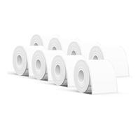 SUPVAN KATASYMBOL T50M Pro 8 Rouleaux d'étiquettes Thermiques Autocollantes Imperméables, 50 mm x 80 mm, 8 Rouleaux, 100 Pièces/Rouleau, Noir sur Blanc