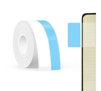 SUPVAN KATASYMBOL T50M Pro Étiquettes Thermiques Autocollantes Imperméables, 25 mm x 13 mm + 15 mm, 100 Pièces/Rouleau, Noir sur Bleu