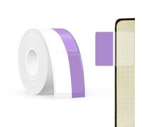 SUPVAN KATASYMBOL T50M Pro Étiquettes Thermiques Autocollantes Imperméables, 25 mm x 13 mm + 15 mm, 100 Pièces/Rouleau, Noir sur Violet