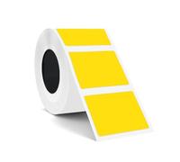 SUPVAN KATASYMBOL T50M Pro Étiquettes Thermiques Autocollantes Imperméables, 30 mm x 40 mm, 250 Pièces/Rouleau, Noir sur Jaune