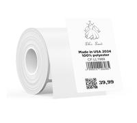 SUPVAN KATASYMBOL T50M Pro Étiquettes Thermiques Autocollantes Imperméables, 50 mm x 80 mm, 100 Pièces/Rouleau, Noir sur Blanc