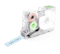 SUPVAN Série G Ruban d'Étiquettes Continu, 12mmx7,5m, Blanc sur Galaxie