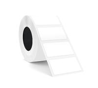 SUPVAN Étiquettes autocollantes imperméables pour imprimante d'étiquettes T50M Noir sur blanc (40 mm x 20 mm) 100 par rouleau