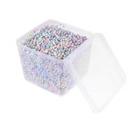 SUPVOX 1 boîte DIY Boules de Mousse colorées Macaron pour pâte à Modeler 4-6mm