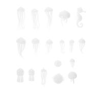 SUPVOX 1 Boîte Modèles Époxy Soi-même en Plastique Blanc pour Remplissage