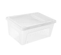 SUPVOX 1 Boîte pour Reptile Cage Nourriture pour Tortue de Crabe ermite Serpent clôture pour Animaux de Compagnie Pigeon Ventilation pour Reptiles Cas de Reptiles Blanche