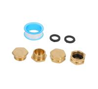 SUPVOX 1 Ensemble Bouchons de Tuyau de Jardin Laiton Capuchons et Plugs Étanchéité et Installation Facile pour Raccords de Tuyau Standard