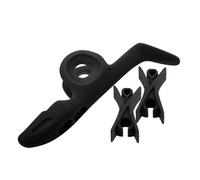 SUPVOX 1 Ensemble Correcteur de poignée d'arc accessoire de violon Grip de nœud de violon archet de violon plus droit cintre pour violon pupitre violon étui à violon Gel de silice Noir