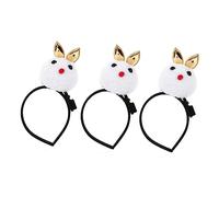 SUPVOX 1 Ensemble De 3 Pièces bandeaux de lapin Pâques bandeaux filles bandeau oreilles de lapin beau bandeau accessoire de coiffure Composant élèctronique